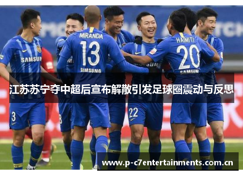 江苏苏宁夺中超后宣布解散引发足球圈震动与反思